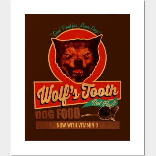 Wolf Tooth Dog Food Posters and Art